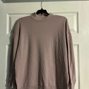 American Eagle Outfitters Lavender Mock Neck Sweatshirt
